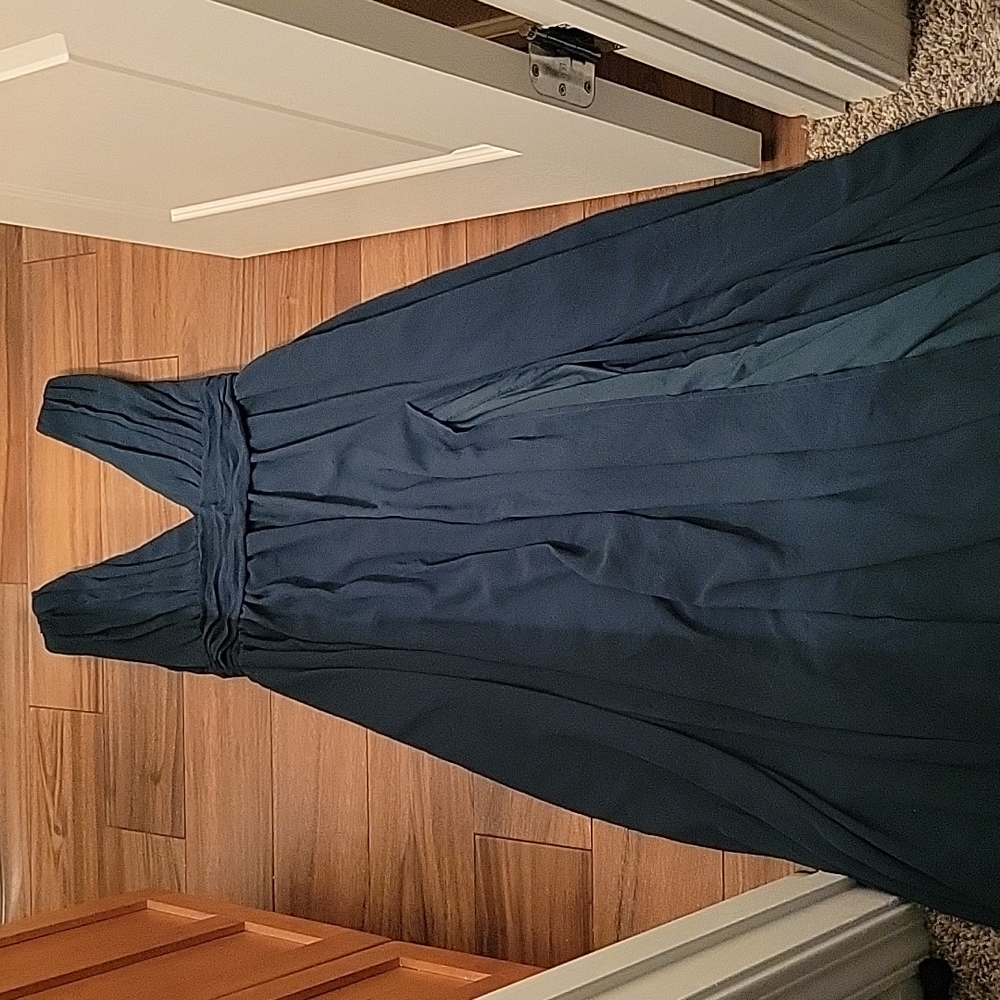Lulu's Hunter Green Maxi Dress, M - Picture 2 of 2